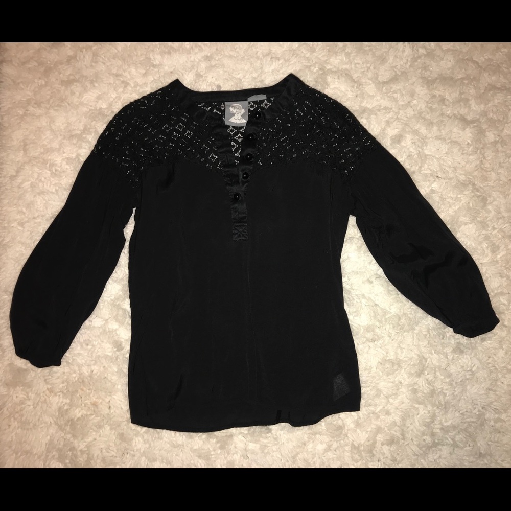 Black blouse from a boutique